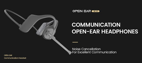 Open Ear X3 with Noise cancelling boom mic - Communicator