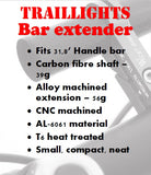 Bar Extender - Alloy with carbon bar